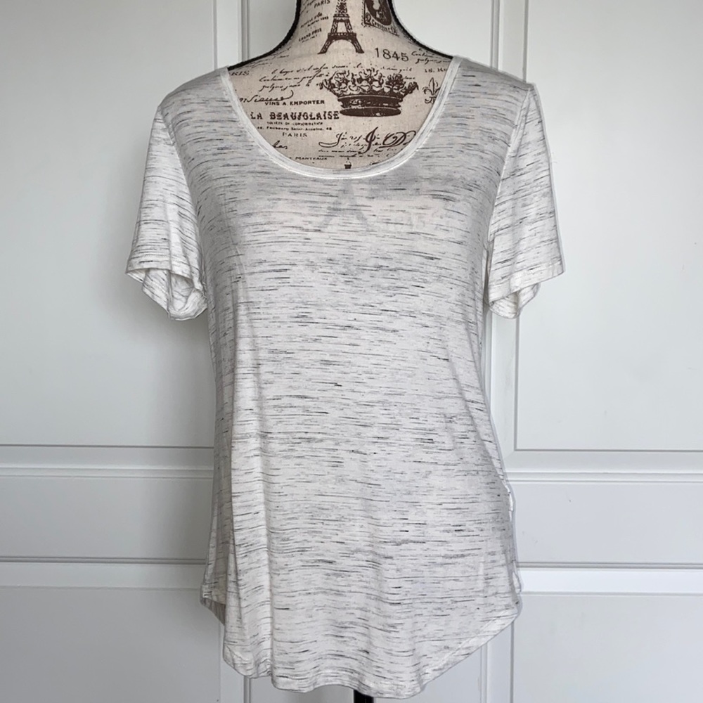 OLD NAVY LUXE CURVED-HEM TEE FOR WOMEN